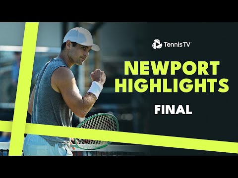 Alex Michelsen vs. Marcos Giron For The Title! | 2024 Newport Final Highlights