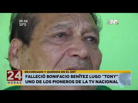 Recordado y querido en el SNT: Falleció Bonifacio Benítez Lugo, Tony