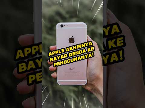 Apple akhirnya bayar denda ke penggunaannya