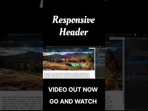 Responsive Header | #html #css #js #javascript #animation #header #webdesign #responsive #shorts