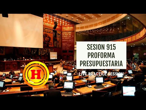 Siga en vivo la Sesión 915 del Pleno de la Asamblea Nacional del Ecuador