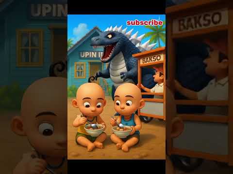 upin ipin lagi makan tiba tiba ada godzilla besar #subscribe #upinipin #shorts #short #gozilla