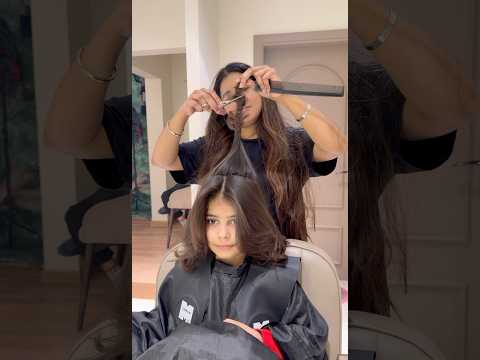 Munazah signature haircut 💇‍♀️