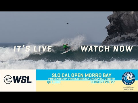 Surfing🌅🌊 WATCH LIVE SLO CAL Open at Morro Bay