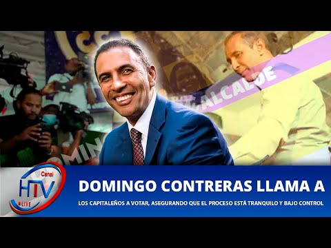Domingo Contreras llama a los capitaleños a votar, asegurando que el proceso está tranquilo