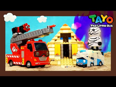 There's a mummy! Oh No! l Tayo Monster Police l Tayo the Little Bus