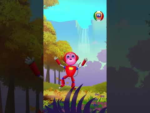 Cinco Monitos Saltan en la Cama - Los Monos Robots - Part 2 #Shorts #ChuChuTVEspañol #ChuChuTV100M