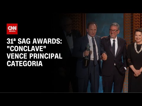 ​31ª SAG Awards: “Conclave” vence principal categoria | CNN NOVO DIA