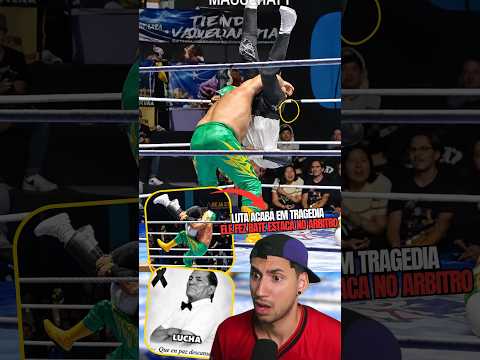 LUTADOR M4T4 ARBITRO DE 75 <strong>APOS</strong> APLICAR UM BATE ESTACA #luta #ufc #mma #lutalivre