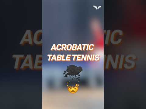 Table Tennis 🥍 Taking #TableTennis tricks to a whole new level 🤯💯 ⁠