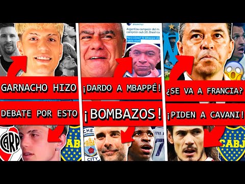 GARNACHO habló de MESSI y fue VIRAL por esto+ ARGENTINA burla a MBAPPE+ ¿GALLARDO cerca de MARSELLA?