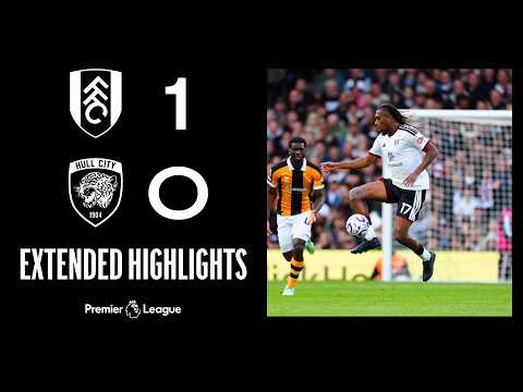 코티지에서 압도적인 경기력 | 풀럼 1-0 Hull | 확장 하이라이트