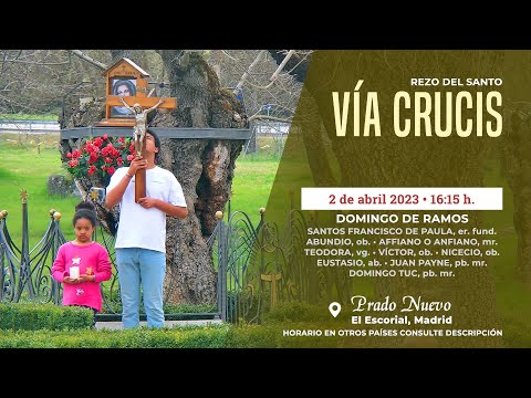 Rezo del VÍA CRUCIS de hoy en DIRECTO desde PRADO NUEVO a las 16:15 h. del Domingo 2 de Abril