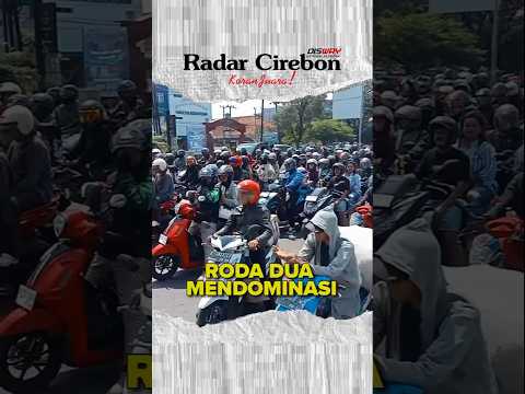 Pemudik Sepeda Motor Mendominasi #mudiklebaran2026 #panturacirebon