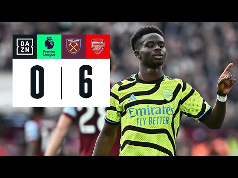 West Ham vs Arsenal (0-6) | Resumen y goles | Highlights Premier League