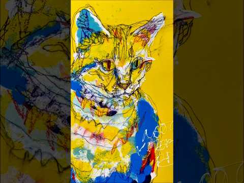 小さな沈黙に勝手に傷ついた #物語のある絵画  title:忘れられた猫