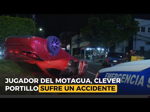 Jugador del Motagua, Clever Portillo sufre un accidente