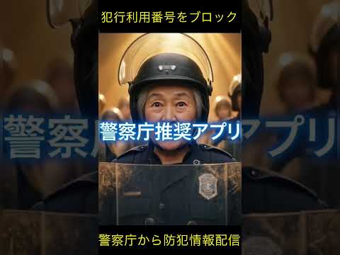 国際電話をアプリでブロック！　【生活安全企画課】#short