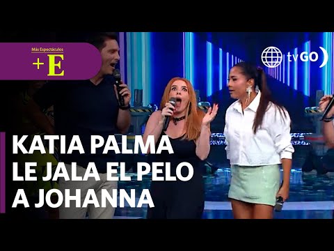 Katia Palma le jaló el cabello a Johanna San Miguel | Más Espectáculos (HOY)