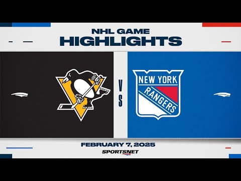NHL Highlights | Penguins vs. Rangers - February 7, 2025