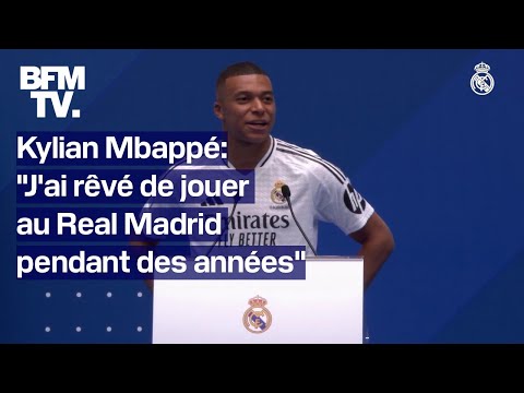 Real Madrid: la présentation officielle de Kylian Mbappé au stade Santiago-Bernabeu en intégralité