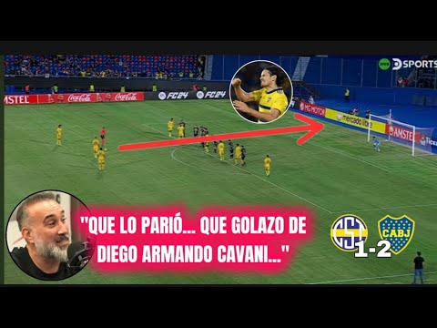 Anello enloquecido con Cavani... Trinidense vs Boca 1-2 Copa Sudamericana