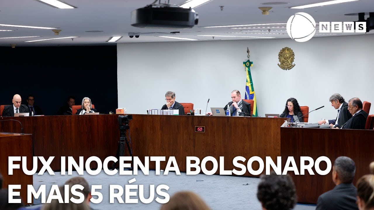 Fux inocenta Bolsonaro e mais 5 réus de tentativa de golpe