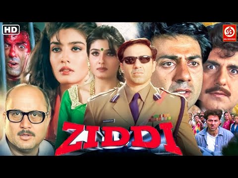 Ziddi Sunny Deol Blockbuster Full Action Movie | Raveena Tandon, Anupam Kher, Raj Babbar Film