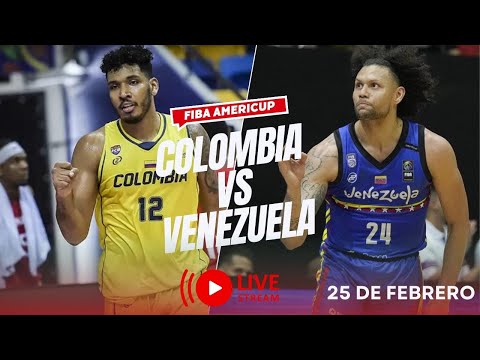 VENEZUELA VS COLOMBIA EN VIVO DOMINGO 25 FEBREROFIBA CLASIFICATORIO AMERICUP 2025