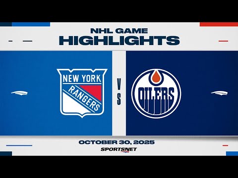 NHL Highlights | Rangers vs. Oilers - October 30, 2025