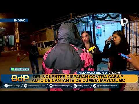 Con 15 balazos atacan vivienda y vehículo de cantante de cumbia en VMT (2)