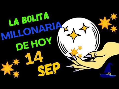 La Bolita Millonaria de Hoy 14 de Septiembre 2024