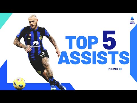 Dimarco with a perfect cross for Thuram | Top Assists | Round 10 | Serie A 2023/24