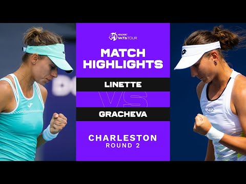 Magda Linette vs. Varvara Gracheva | 2023 Charleston Round 2 | WTA Match Highlights