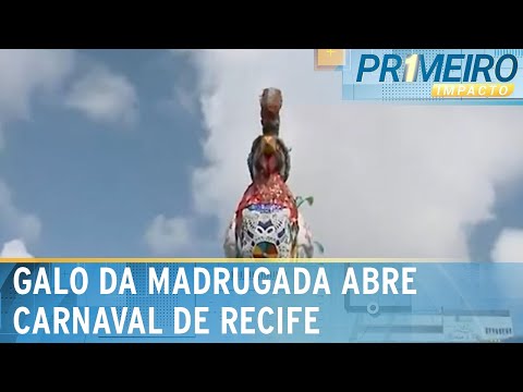 Carnaval no Recife estreia com tradicional Galo da Madrugada | Primeiro Impacto (08/02/24)