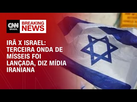 ​Terceira onda de mísseis contra Israel foi lançada, confirma mídia iraniana | CNN 360°