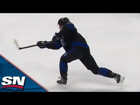 Mitch Marner Weaves Through Avalanche Defence To Fire A Blue Line Rip