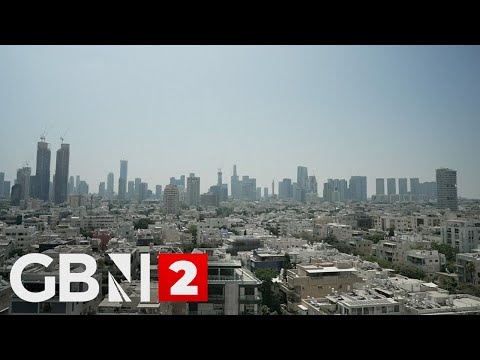 WATCH: Tel Aviv skyline as Iran retaliates to strikes