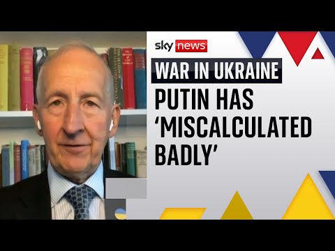 Vladimir Putin has achieved 'none of his objectives', says Lord Ricketts