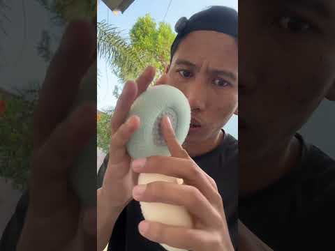 Spons Jaring Mandi Bulat Penghilang Daki Lembut Murah #sponsmandi #spons #sponsmandiperontokdaki