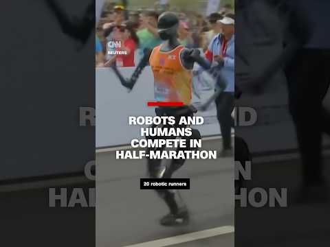 Robots compete with humans in world’s first humanoid half-marathon