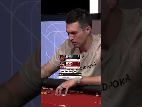 New Video from Doug Polk Poker: Sick poker hand from $25,000 Tournament #poker #shorts