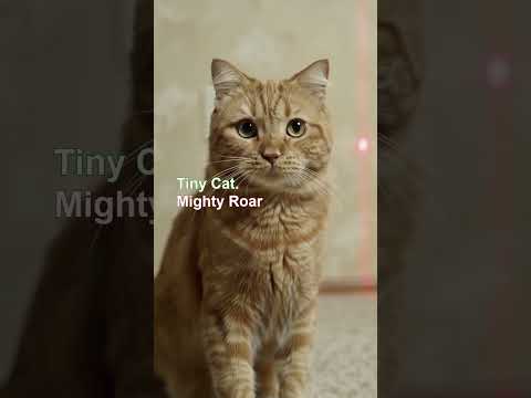 Tiny Cat. Mighty Roar