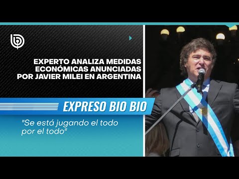 Experto analiza medidas económicas anunciadas por Javier Milei en argentina