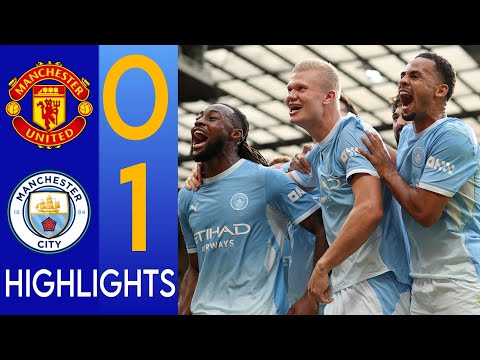 Manchester United vs Man City Highlights &amp; PHIL FODEN RED CARD! &amp; ERLING haaland GOAL 😱🔥