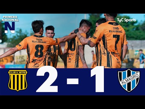 Mitre (SdE) 2-1 Almagro | Primera Nacional | Fecha 36 (Zona B)