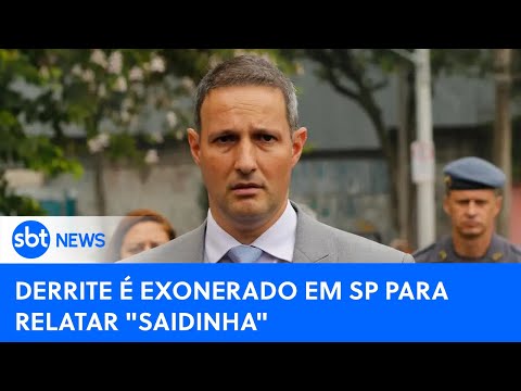 Guilherme Derrite é temporariamente exonerado do cargo | #SBTNewsnaTV(13/03/24)