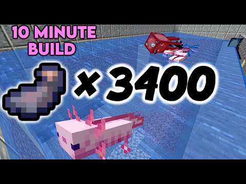 Axolotl Easy Squid Ink Farm Or Fish Loot Farm 1 17 Minecraft Tutorial Laptrinhx News