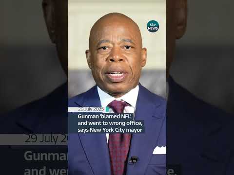 New York City Mayor Adams says the gunman ‘blamed the NFL’ and used the wrong lift #itvnews