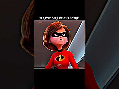 Elastigirl and Evelyn Confrontation in Midair | Incredible 2 edit #animation #short #Flight scene